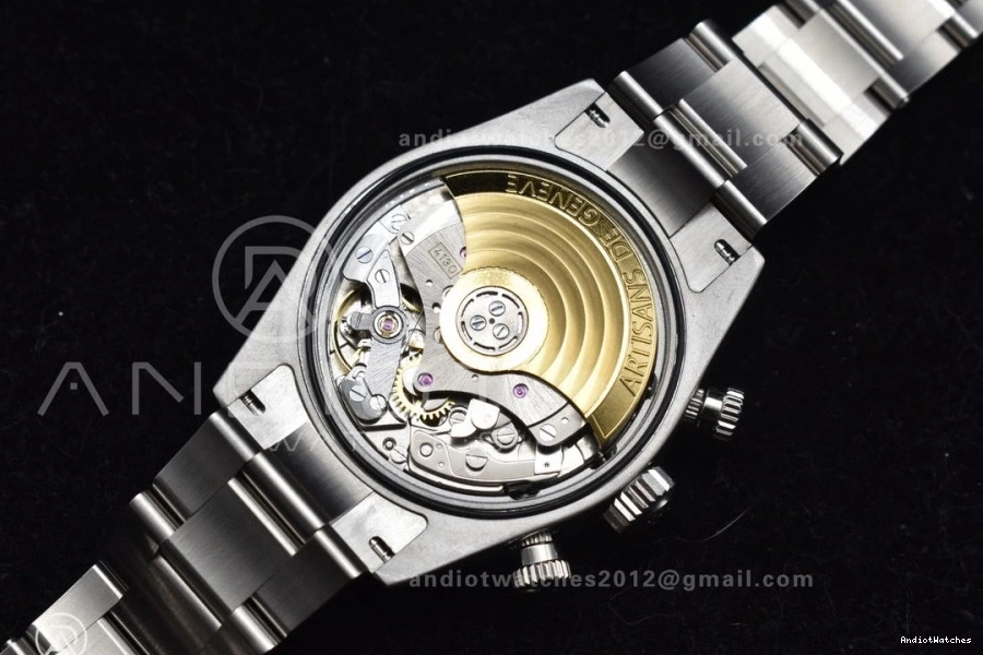 SS ADGF White Daytona SS Black on Bracelet 825 A Edition Comfortable Best Dial 0109